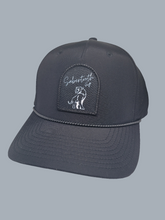 Load image into Gallery viewer, Richardson Twill Patch Performance Black Cat Rope Cap